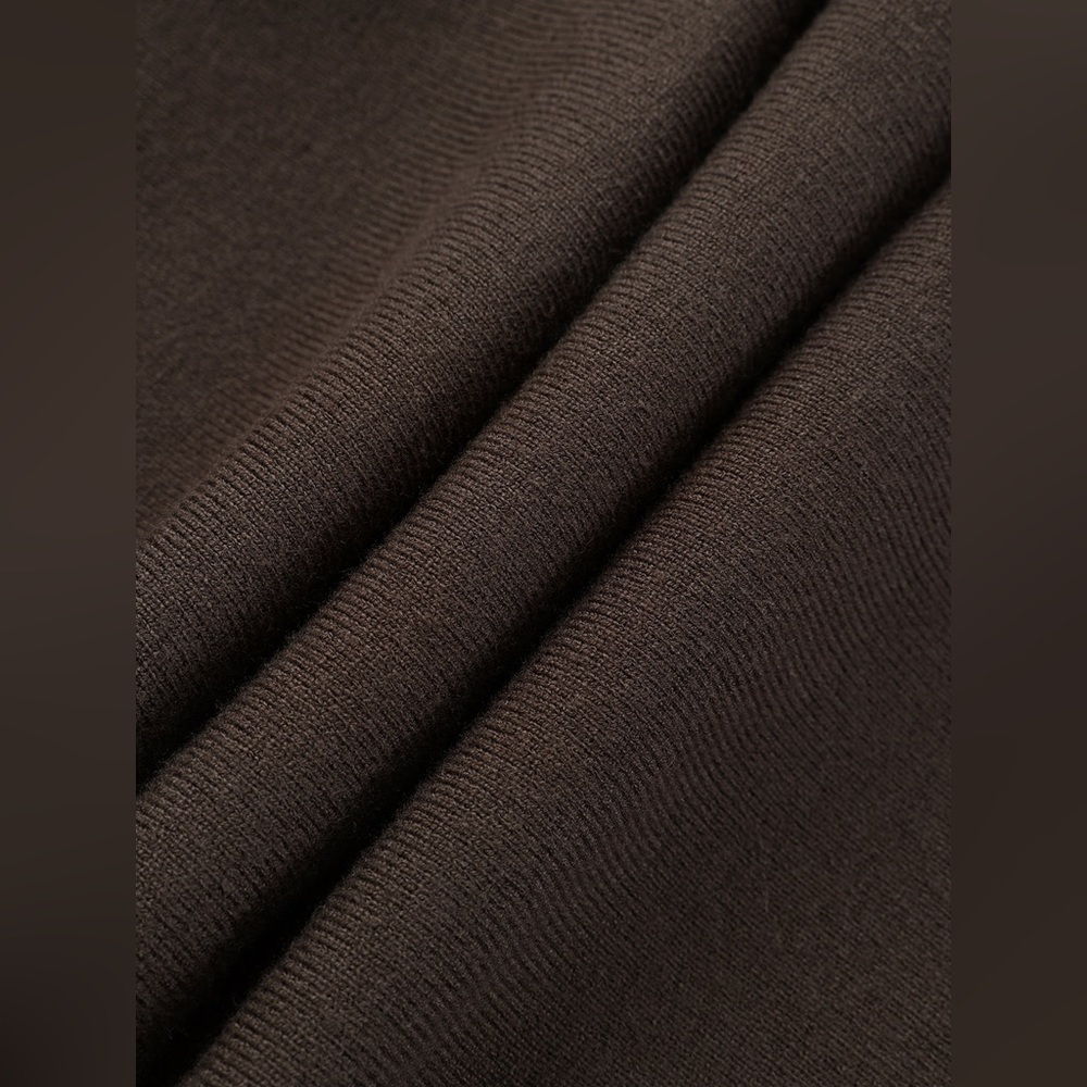 Commense Cinched
Waist Knit Shirt Dress - Picture 3 of 4